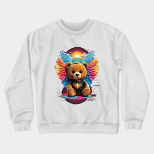 Cute angel Teddy bear Crewneck Sweatshirt